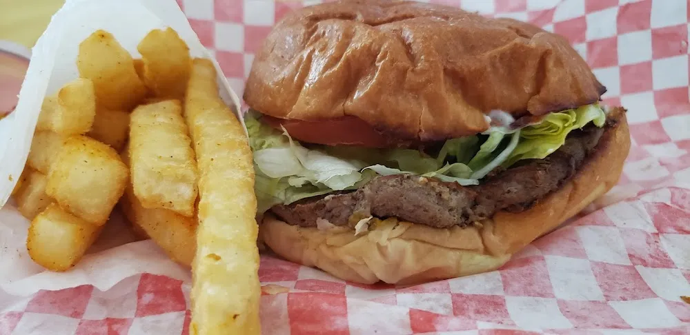 Burger and Fries