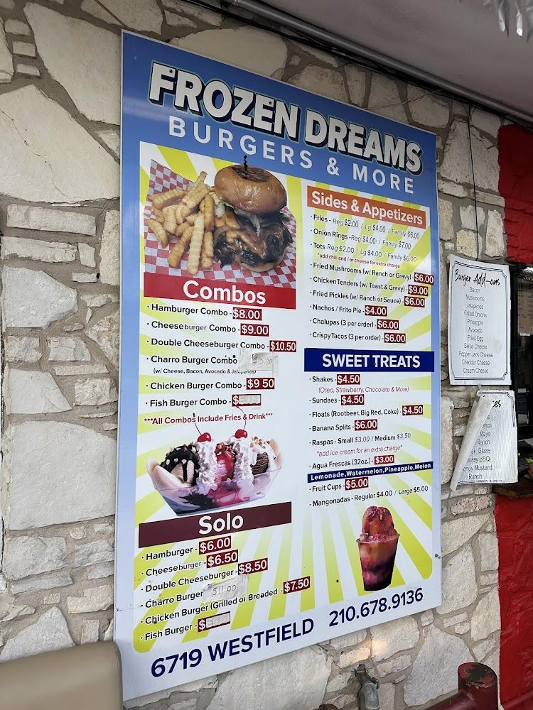Frozen Dreams Menu image 2