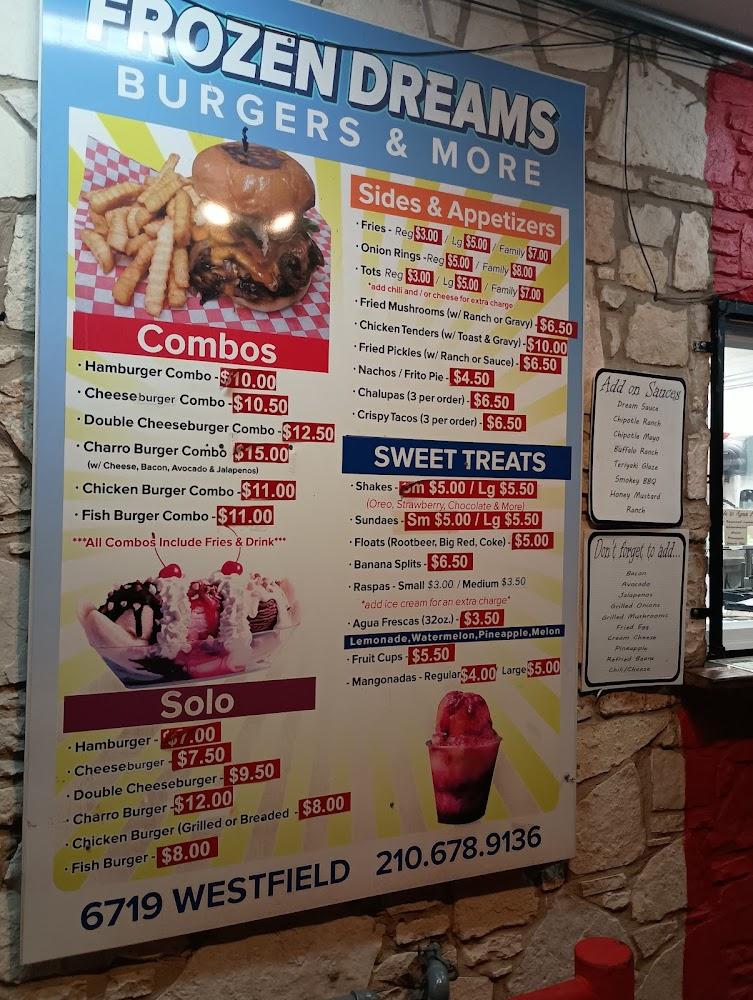 Frozen Dreams Menu image 3
